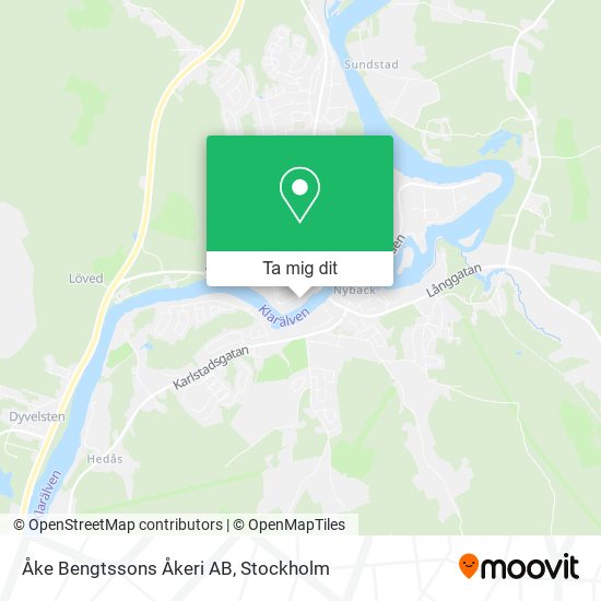 Åke Bengtssons Åkeri AB karta