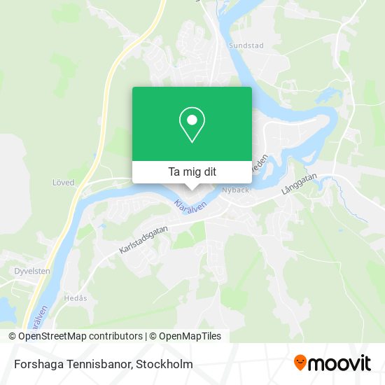 Forshaga Tennisbanor karta