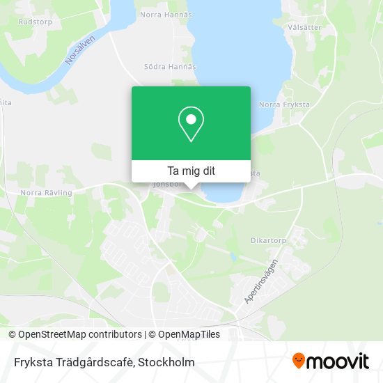 Fryksta Trädgårdscafè karta