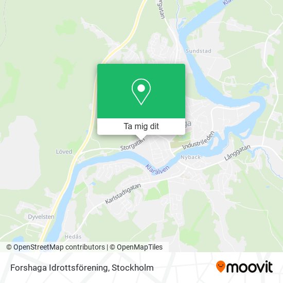 Forshaga Idrottsförening karta