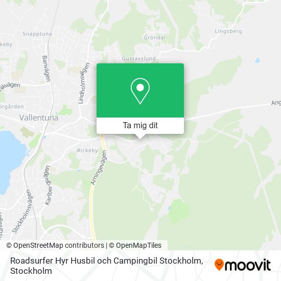 Roadsurfer Hyr Husbil och Campingbil Stockholm karta