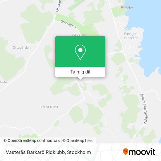 Västerås Barkarö Ridklubb karta