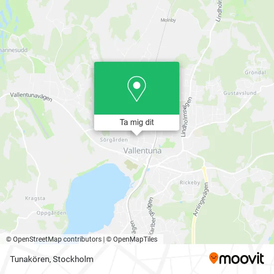 Tunakören karta