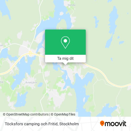 Töcksfors camping och Fritid karta