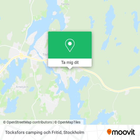 Töcksfors camping och Fritid karta