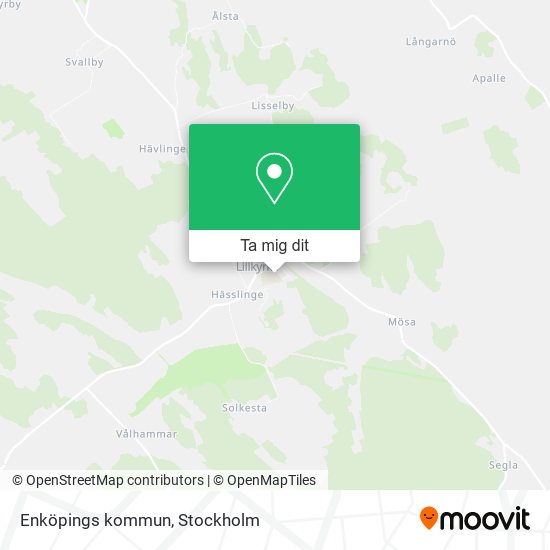 Enköpings kommun karta