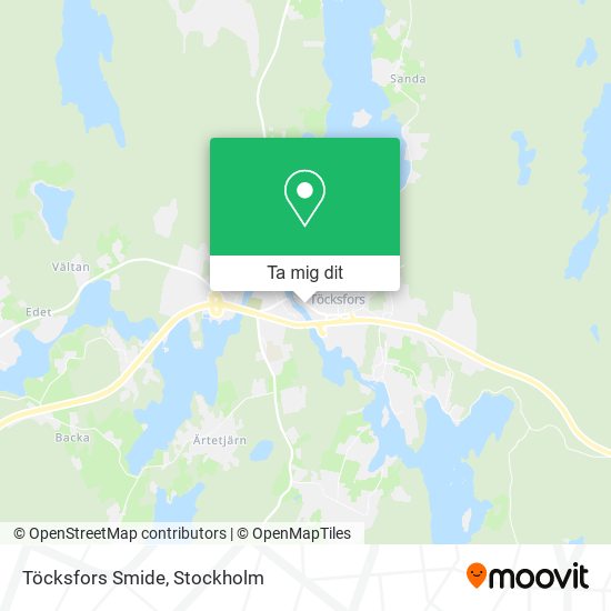 Töcksfors Smide karta