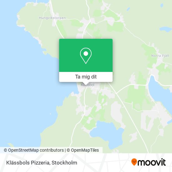 Klässbols Pizzeria karta