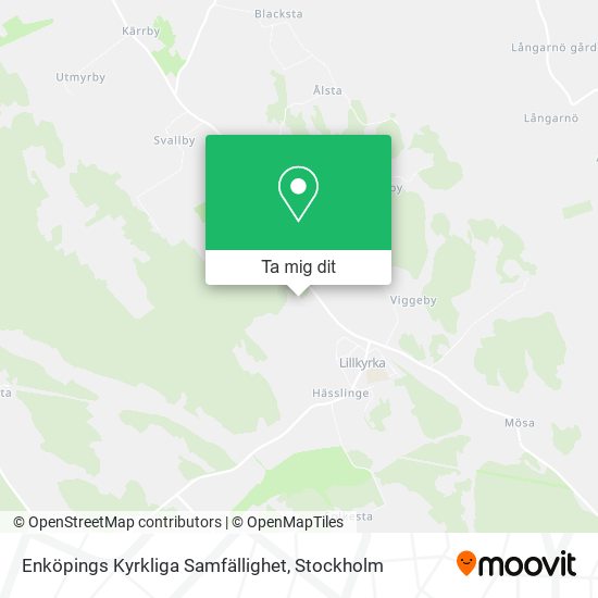 Enköpings Kyrkliga Samfällighet karta