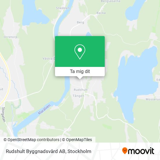 Rudshult Byggnadsvård AB karta
