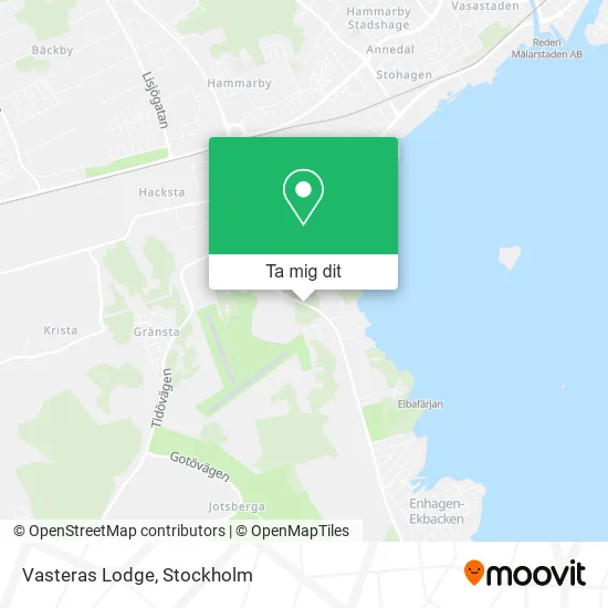 Vasteras Lodge karta