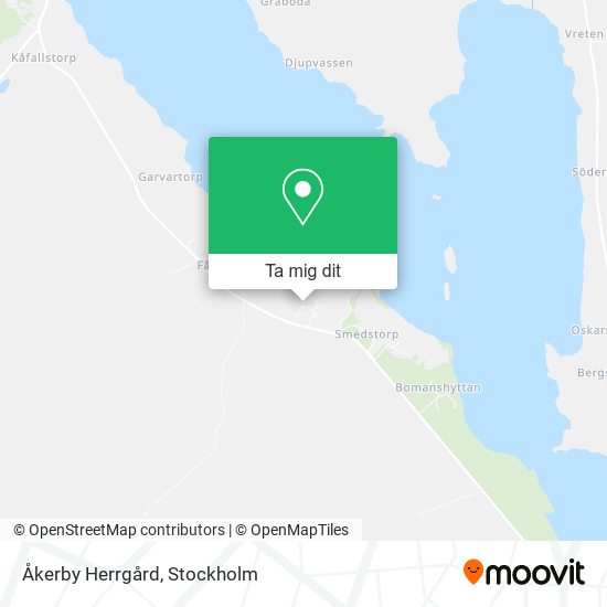 Åkerby Herrgård karta