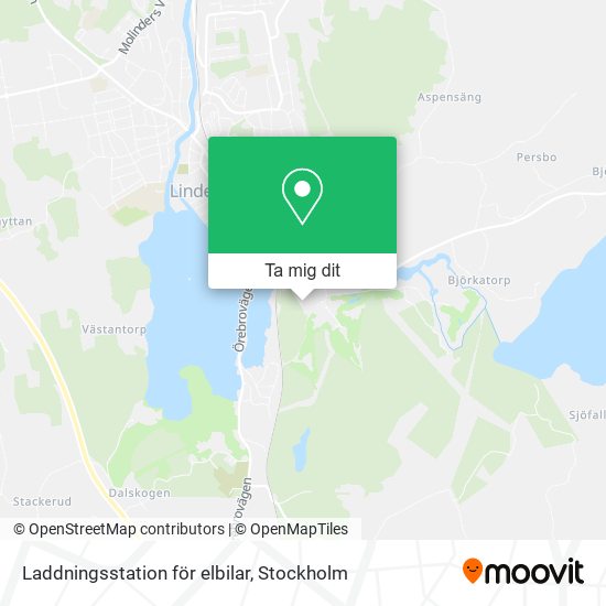 Laddningsstation för elbilar karta