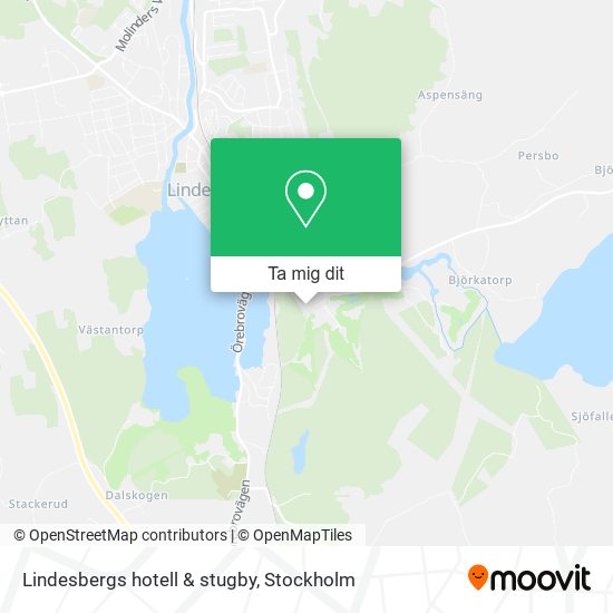 Lindesbergs hotell & stugby karta