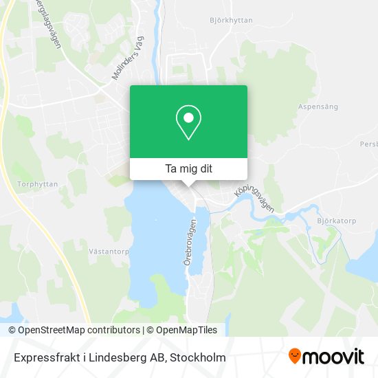 Expressfrakt i Lindesberg AB karta