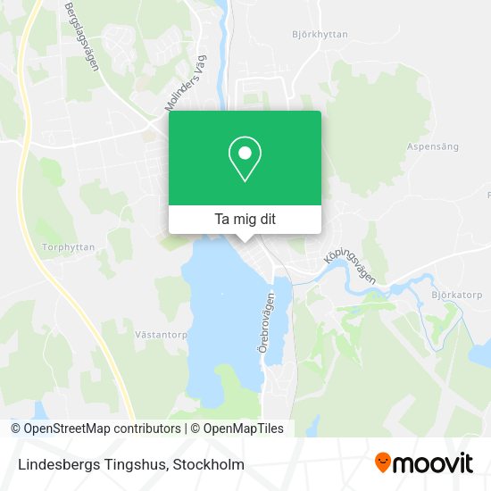 Lindesbergs Tingshus karta