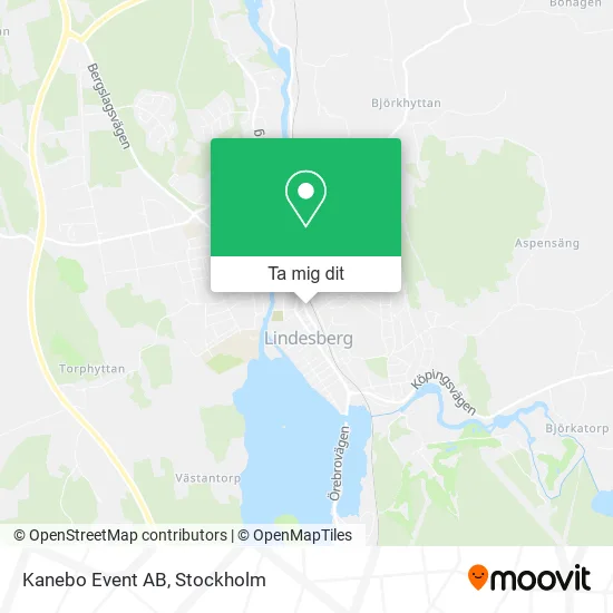 Kanebo Event AB karta