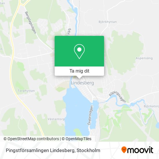 Pingstförsamlingen Lindesberg karta