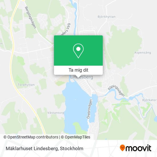 Mäklarhuset Lindesberg karta