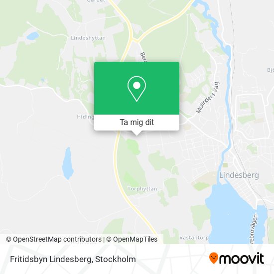 Fritidsbyn Lindesberg karta