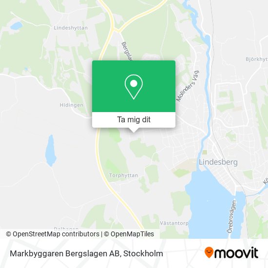 Markbyggaren Bergslagen AB karta