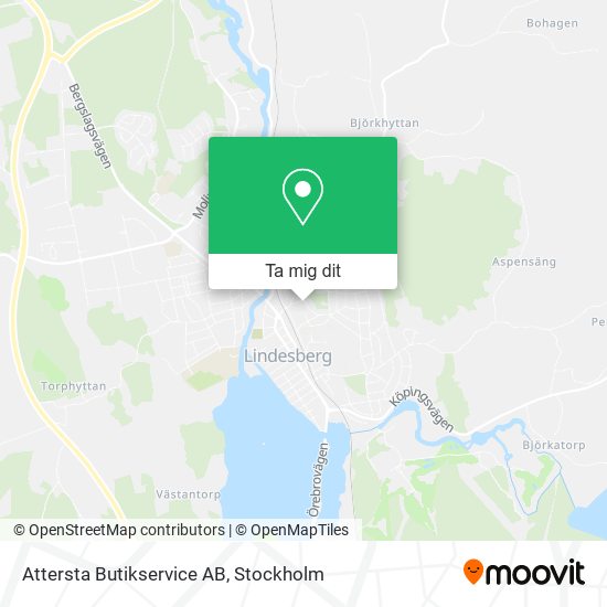 Attersta Butikservice AB karta