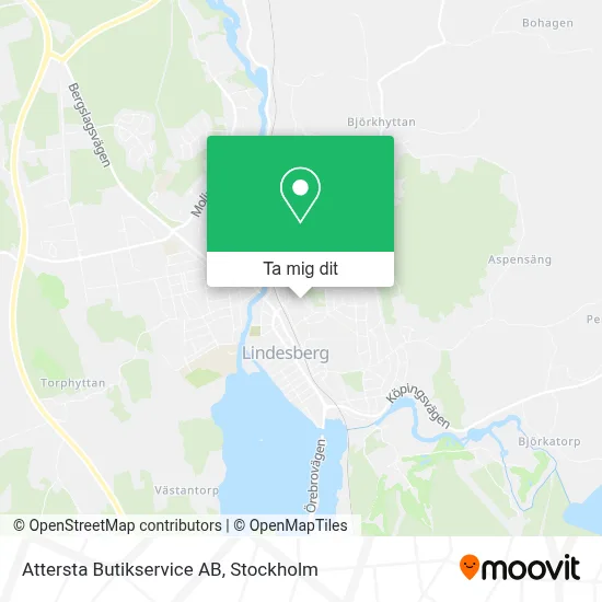 Attersta Butikservice AB karta