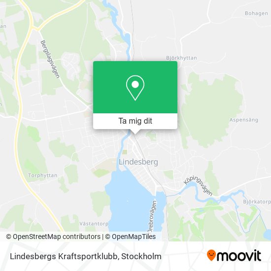 Lindesbergs Kraftsportklubb karta