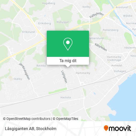 Låsgiganten AB karta