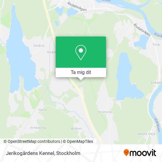Jerikogårdens Kennel karta