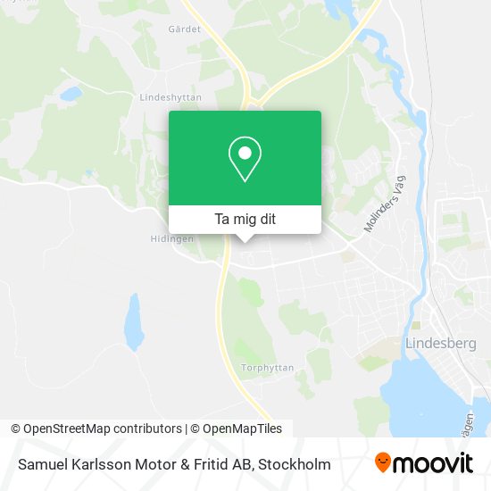 Samuel Karlsson Motor & Fritid AB karta
