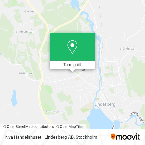 Nya Handelshuset i Lindesberg AB karta