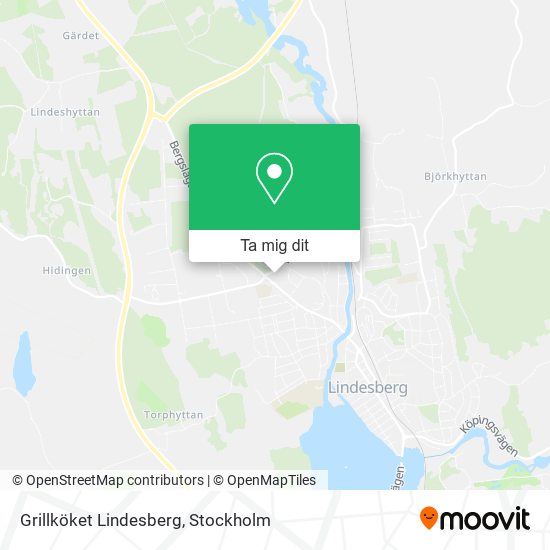 Grillköket Lindesberg karta