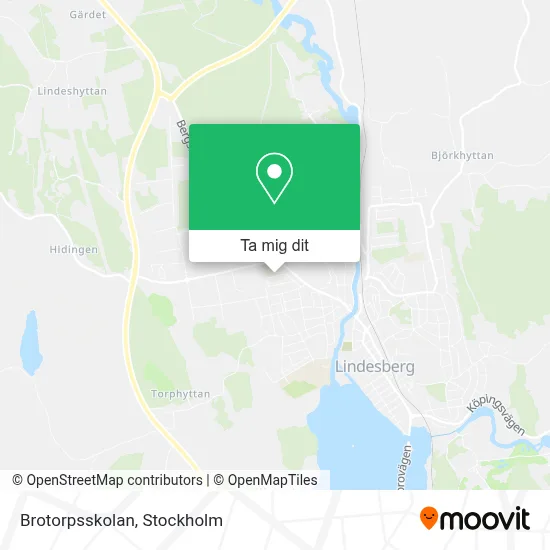 Brotorpsskolan karta
