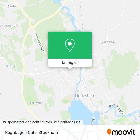 Regnbågen Café karta