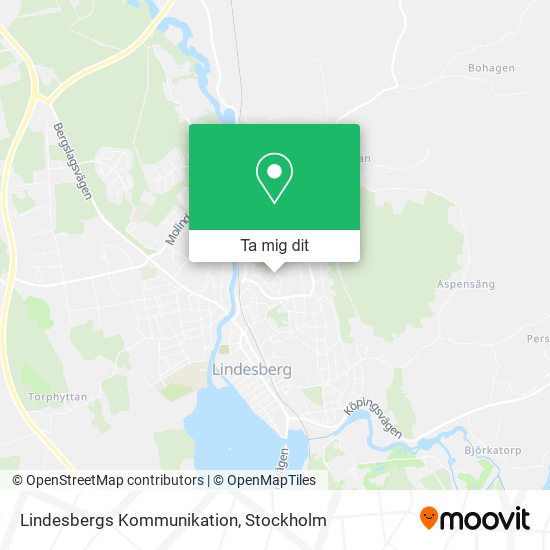Lindesbergs Kommunikation karta