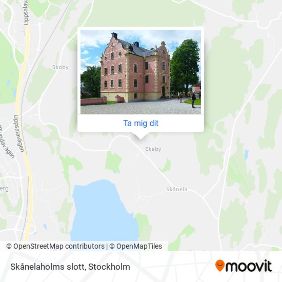 Skånelaholms slott karta