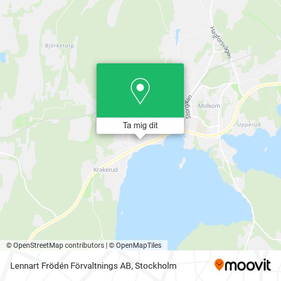 Lennart Frödén Förvaltnings AB karta