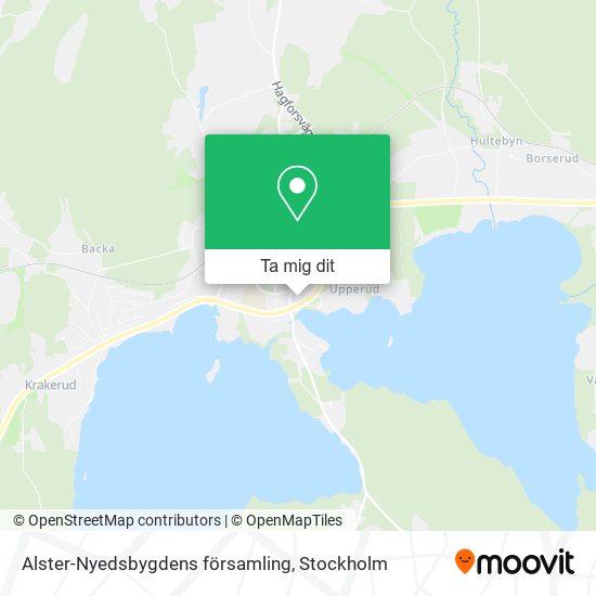 Alster-Nyedsbygdens församling karta