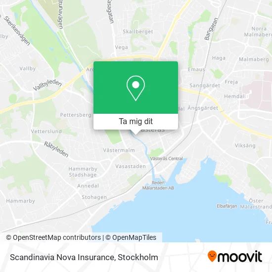Scandinavia Nova Insurance karta