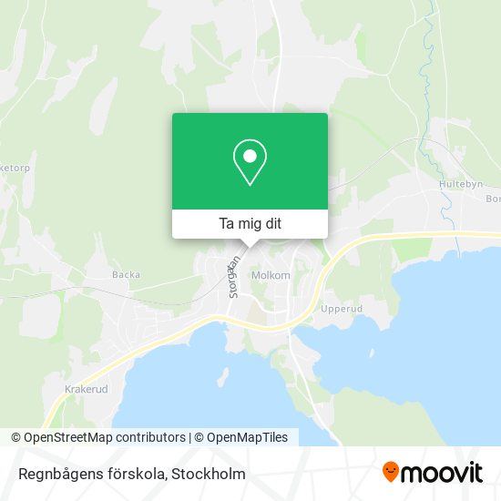 Regnbågens förskola karta