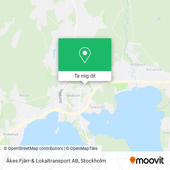 Åkes Fjärr-& Lokaltransport AB karta