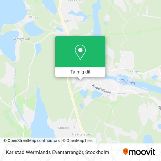 Karlstad Wermlands Eventarrangör karta