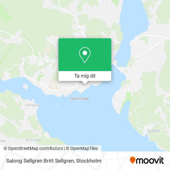 Salong Sellgren Britt Sellgren karta