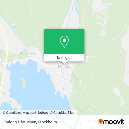 Salong Hårtussen karta