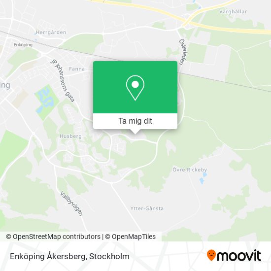 Enköping Åkersberg karta