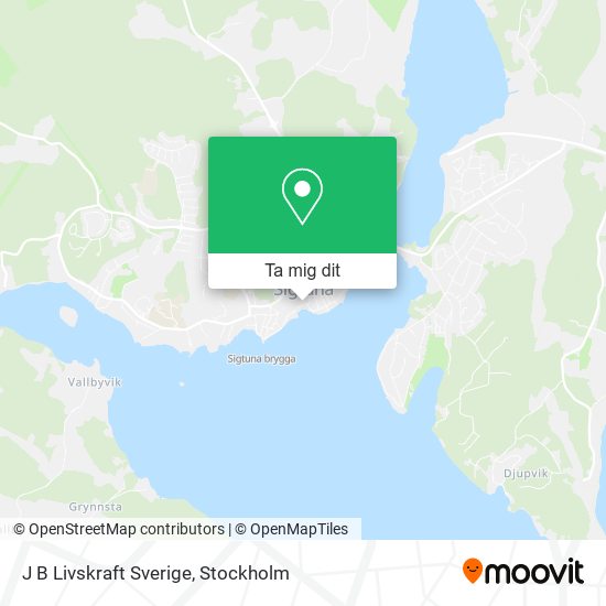 J B Livskraft Sverige karta