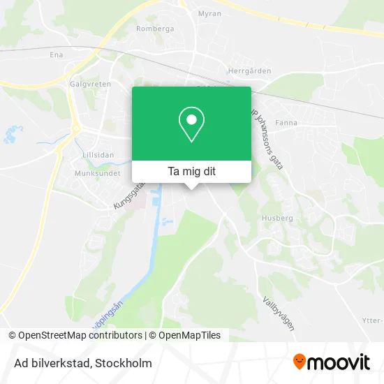 Ad bilverkstad karta