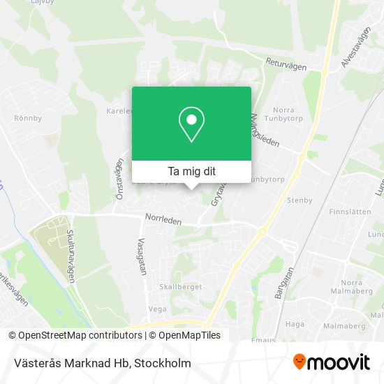 Västerås Marknad Hb karta
