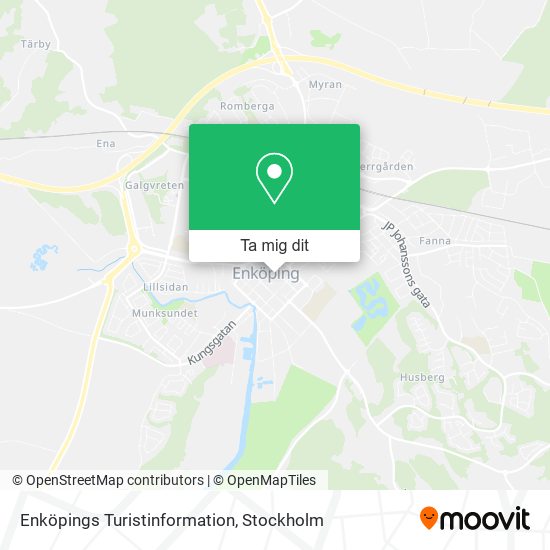 Enköpings Turistinformation karta